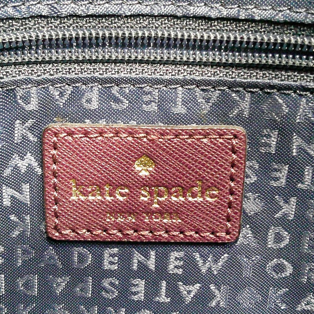 Kate Spade Leather Plum laurel way greer crossbody bag | Purse| Pocketbook - Picture 12 of 12